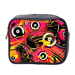 Abstract Clutter Mini Toiletries Bag (two Sides) by Vaneshart