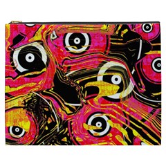 Abstract Clutter Cosmetic Bag (xxxl)