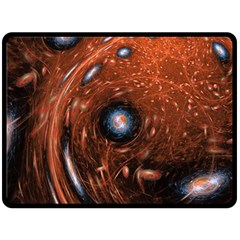 Peacock World Double Sided Fleece Blanket (large) 