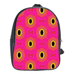 Abstract Clutter School Bag (xl)