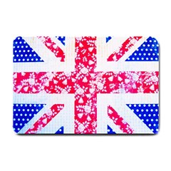 British Flag Abstract Small Doormat  by Vaneshart