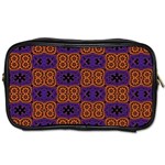 Abstract Clutter Pattern Vintage Toiletries Bag (Two Sides) Front