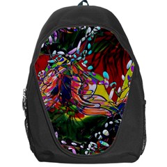 Seamless Abstract Background Red Backpack Bag