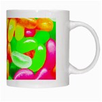 Vibrant Jelly Bean Candy White Mugs Right
