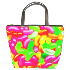 Vibrant Jelly Bean Candy Bucket Bag by essentialimage