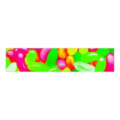 Vibrant Jelly Bean Candy Velvet Scrunchie by essentialimage