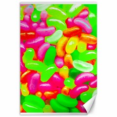 Vibrant Jelly Bean Candy Canvas 12  X 18  by essentialimage