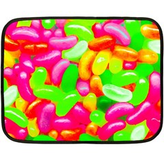 Vibrant Jelly Bean Candy Fleece Blanket (mini) by essentialimage