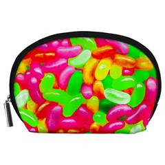Vibrant Jelly Bean Candy Accessory Pouch (large) by essentialimage