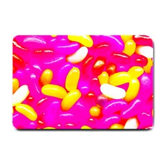 Vibrant Jelly Bean Candy Small Doormat  by essentialimage