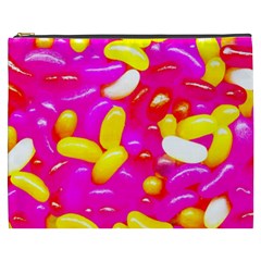 Vibrant Jelly Bean Candy Cosmetic Bag (xxxl) by essentialimage