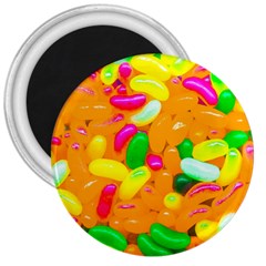 Vibrant Jelly Bean Candy 3  Magnets