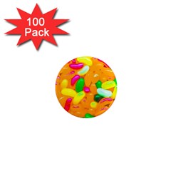 Vibrant Jelly Bean Candy 1  Mini Magnets (100 Pack)  by essentialimage