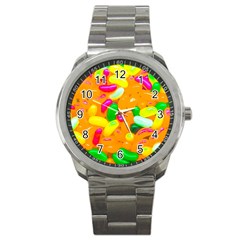 Vibrant Jelly Bean Candy Sport Metal Watch by essentialimage