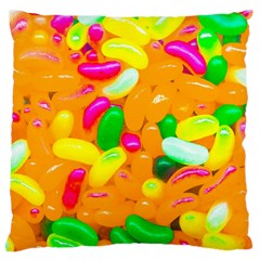 Vibrant Jelly Bean Candy Standard Flano Cushion Case (two Sides) by essentialimage