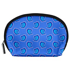 Surfer Pattern Accessory Pouch (large) by bloomingvinedesign