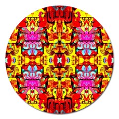 Abstract 27 Magnet 5  (round) by ArtworkByPatrick
