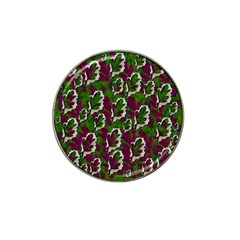 Green Fauna And Leaves In So Decorative Style Hat Clip Ball Marker