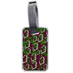 Green Fauna And Leaves In So Decorative Style Luggage Tag (two Sides)