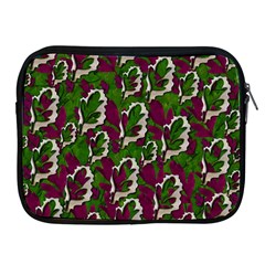 Green Fauna And Leaves In So Decorative Style Apple Ipad 2/3/4 Zipper Cases