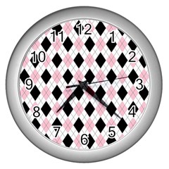 Argyle 316837 960 720 Wall Clock (silver) by vintage2030