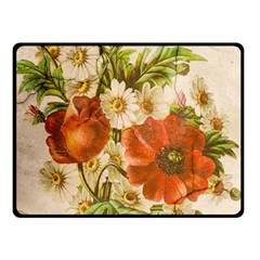 Poppy 2507631 960 720 Double Sided Fleece Blanket (small)  by vintage2030