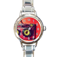 Music 1285165 960 720 Round Italian Charm Watch by vintage2030