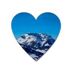 Mountain 4017326 960 720 Heart Magnet by vintage2030