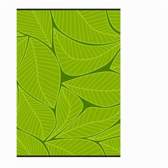 Pattern Leaves Walnut Nature Large Garden Flag (two Sides)