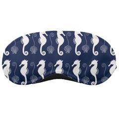 Seahorse Shell Pattern Sleeping Mask by Vaneshart