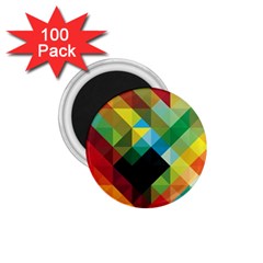 Pattern Colorful Geometry Abstract Wallpaper 1 75  Magnets (100 Pack) 