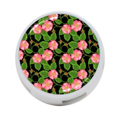 Roses Flowers Bud 4-port Usb Hub (one Side)