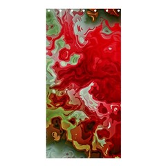 Abstract Stain Red Shower Curtain 36  X 72  (stall)  by Vaneshart