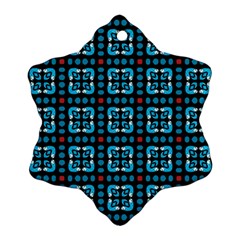 Pattern Seamless Seamless Pattern Snowflake Ornament (two Sides)