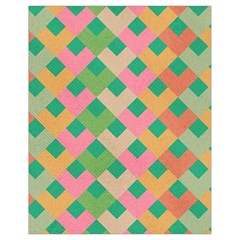 Abstract Seamless Pattern Drawstring Bag (small)