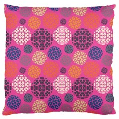 Abstract Seamless Pattern Graphic Pink Large Cushion Case (two Sides)