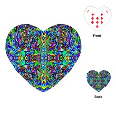 Abstract 39 1 Playing Cards Single Design (heart) by ArtworkByPatrick