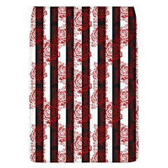 Striped Roses Pattern Removable Flap Cover (l) by bloomingvinedesign