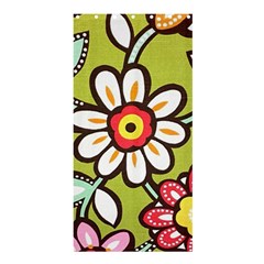 Flowers Fabrics Floral Shower Curtain 36  x 72  (Stall) 