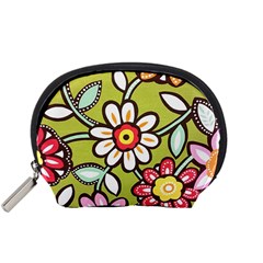 Flowers Fabrics Floral Accessory Pouch (Small)