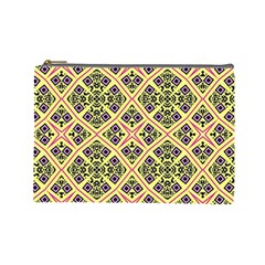 Seamless Wallpaper Geometric Cosmetic Bag (large)