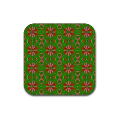 Seamless Wallpaper Digital Rubber Coaster (square) 