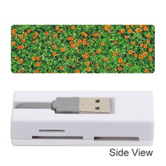 Carnations Flowers Seamless Memory Card Reader (stick) by Vaneshart