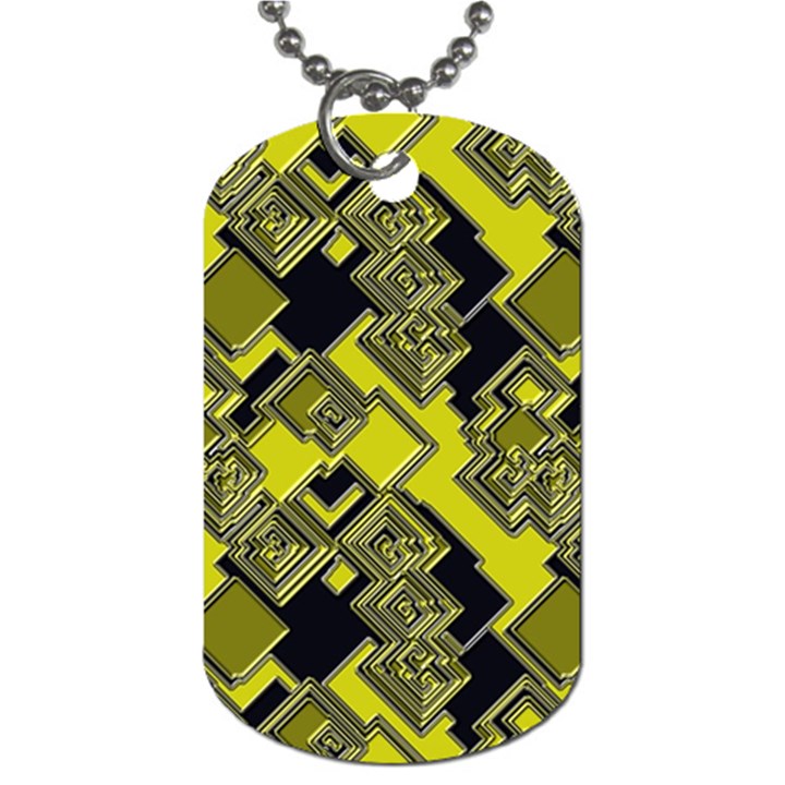 Seamless Pattern Background Dog Tag (One Side)