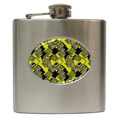 Seamless Pattern Background Hip Flask (6 Oz)