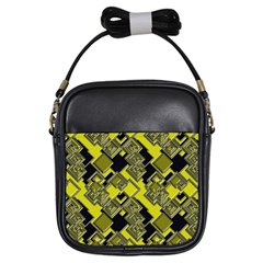 Seamless Pattern Background Girls Sling Bag