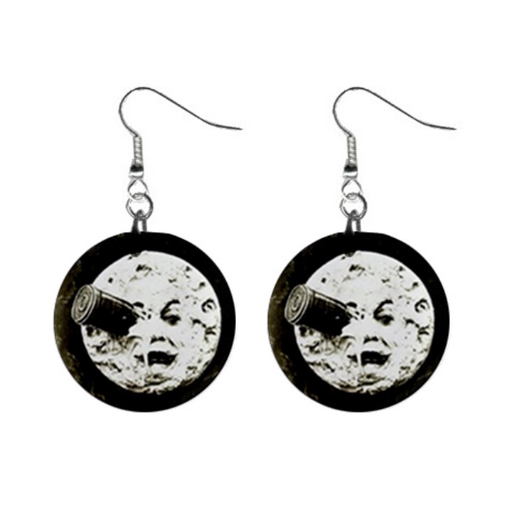 Trip To The Moon Mini Button Earrings