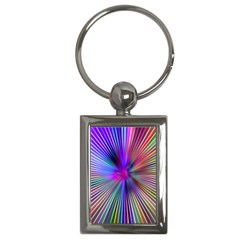 Rays Colorful Laser Ray Light Key Chain (rectangle) by Bajindul