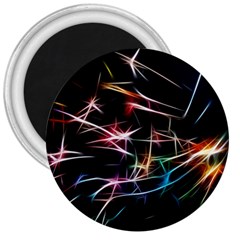 Lights Star Sky Graphic Night 3  Magnets by HermanTelo