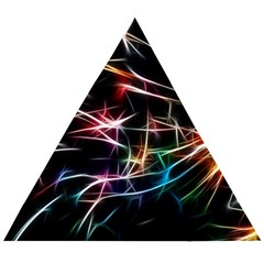 Lights Star Sky Graphic Night Wooden Puzzle Triangle by HermanTelo